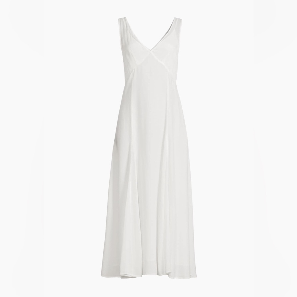 Elegant White Maxi Dress - Rue Sophie - Purchased at Saks